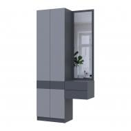 Прихожая Doros Сола 1+2 2150х1050х400 мм графит