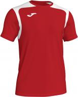 Футболка Joma T-SHIRT CHAMPIONSHIP V RED-WHITE S/S 101264.602 р.2XS червоний