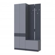 Прихожая Doros Сола 1+3 2150х1200х400 мм графит