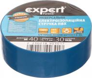 Изолента Expert Power ПВХ 0,13x30 мм 40 м синяя ПВХ