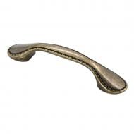 Мебельная ручка скоба Kerron RS-086-96 OAB 96 мм состаренная бронза