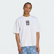 Футболка Adidas GRAPHIC OS SS T JV7570 р.2XL белый