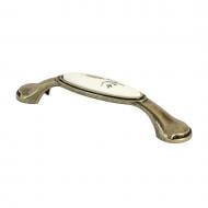 Меблева ручка скоба Kerron SF-101-96 OAB 96 мм зістарена бронза