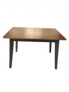 Стіл обідній PAVLYK Мілан 1100(1400)x700x750мм горіх/чорний