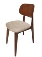 Стул PAVLYK Лула бежевый / орех темный Стул PAVLYK Лула бежевый / орех темный