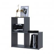 Стелаж Doros Степ 2х2 714х690х288 мм графіт