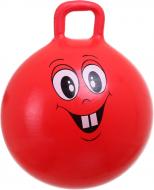 М'яч стрибунець надувний з ручкою посмішка KH2-41/Red