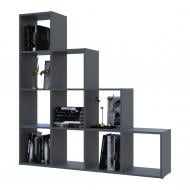 Стеллаж Doros Степ 4х4 1407х1362х288 мм графит