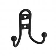 Крючок мебельный Kerron матовый черный KR 0300 BA
