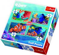 Пазли Trefl У пошуках Дорі 4 в 1 TFL-34259