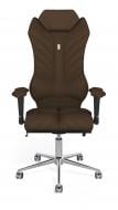 Крісло ергономічне Kulik System MONARCH з дизайнерським швом 0206 шоколадний