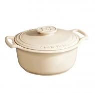 Кастрюля с крышкой Emile Henry Sublime 4 л песочная 564740