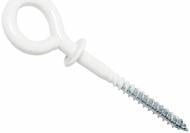 Шуруп с O-крюком 35567 пластик 4,4x40 мм 5 шт. белый с упором snapt