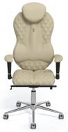 Крісло ергономічне Kulik System GRAND з дизайнерським швом 0401 пісочний