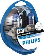 Автолампа галогенна Philips ColorVision H4 55 Вт 2 шт.(36793528)