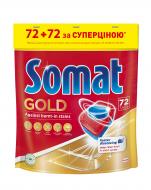 Таблетки для ПММ Somat Gold (2 уп. x 72 шт.) 144 шт.