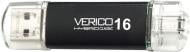 Флеш-память USB Verico Hybrid Classic 16 ГБ USB 2.0 / microUSB (OTG) black (1UDOV-MIBKG0-NN)