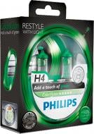 Автолампа галогенна Philips ColorVision H4 60/55 Вт 2 шт.(36787428)