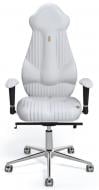 Крісло ергономічне Kulik System IMPERIAL з дизайнерським швом 0701 білий