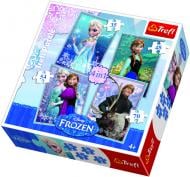 Пазлы Trefl Холодное сердце 4 в 1 TFL-34210