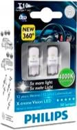 Автолампа ксенонова Philips X-tremeVision LED W5W 5 Вт 2 шт.(127994000KX2)