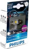 Автолампа розжарювання Philips X-tremeVision LED C5W 1 Вт 1 шт.(38341630)