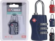 Замок для чемодана PROWORLD кодовый 66x33x14 мм цвет в ассортименте (CY8900850)