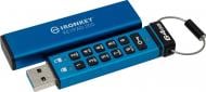 Флешпам'ять USB Kingston IronKey Keypad 200 64 ГБ USB 3.2 blue (IKKP200/64GB)