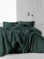 Комплект постельного белья Muslin Dark Green двуспальный евро (93197670) зеленый SoundSleep