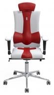 Крісло ергономічне Kulik System Elegance без дизайнерського шва 1003 біло-червоний