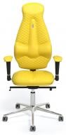 Крісло ергономічне Kulik System Galaxy з дизайнерським швом 1101 жовтий