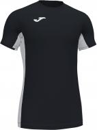 Футболка Joma SUPERLIGA T-SHIRT BLACK-WHITE S/S 101469.102 р.M черно-белый