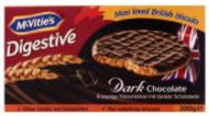 Печенье McVitie's пшеничное в шоколаде Digestive Dark Chocolate to go 200 г