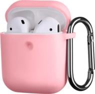 Чохол для навушників 2E для Apple AirPods Pure Color Silicone 3.0mm pink (2E-AIR-PODS-IBPCS-3-LPK)