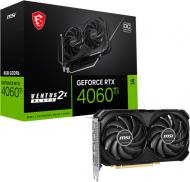 Відеокарта MSI NVIDIA GeForce RTX 4060 Ti Ventus 2X Black OC 8GB GDDR6 128bit (GeForce RTX 4060 Ti VENTUS 2X BLACK 8G OC)