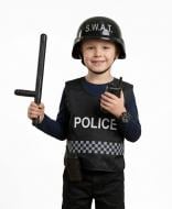 Костюм детский карнавальный Keyno полицейского черный KN598