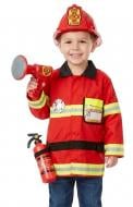 Костюм детский карнавальный Keyno Пожарный красный KN675