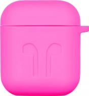 Чохол для навушників 2E для Apple AirPods Pure Color Silicone Imprint (1.5mm) fuchsia (2E-AIR-PODS-IBSI-1.5-FK)