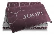 Плед Vision Bordeaux-Graph 150x200 см светло-серый/бордовый Joop! 