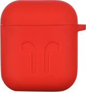 Чехол для наушников 2E для Apple AirPods Pure Color Silicone Imprint (1.5mm) red (2E-AIR-PODS-IBSI-1.5-RRD)