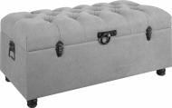 Сундук-пуф для хранения Shic 470x825x420 мм светло-серый