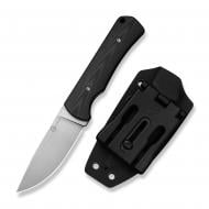 Нож Civivi Jencks 9 см 14C28N/G10 черный с чехлом C24051-1