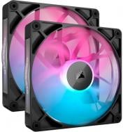 Набір вентиляторів для корпусу Corsair Link RX140 RGB PWM Twin Pack (CO-9051020-WW) Black