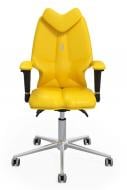 Крісло ергономічне Kulik System Fly зі вставками 1302 жовтий