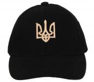 Кепка LOGOS-Tac тактична із золотим гербом 03-04-00-0022 XL, 59-60 чорний