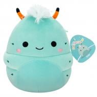 Мягкая игрушка SQUISHMALLOWS Рогатая гусеница Ольти 19 см бирюзовый SQCR07941