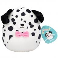 М'яка іграшка SQUISHMALLOWS Далматинець Дастін 19 см білий із чорним SQCR07942