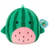 Мягкая игрушка SQUISHMALLOWS Кит-арбузик Кристофер 30 см зеленый SQCR07967