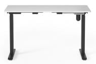 Стол компьютерный Kulik System с регулируемой высотой E-TABLE UNIVERSAL белая столешница/черные ножки