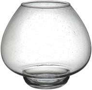 Ваза стеклянная баблз 19,5х18 см 18 см прозрачная